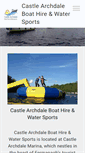 Mobile Screenshot of castlearchdaleboathire.com